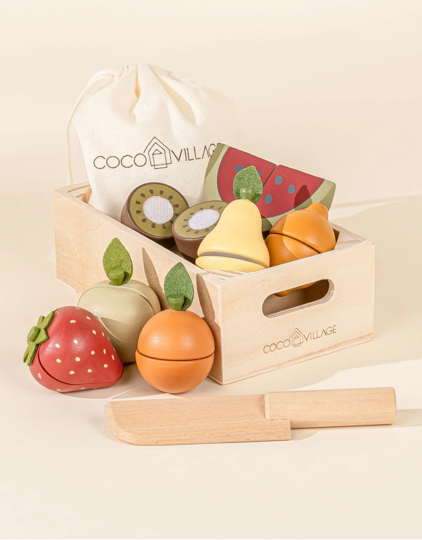 Coco Village Wooden Fruits Playset