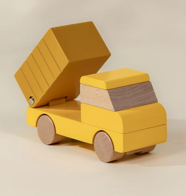 Coco Village Wooden Construction Vehicle - Dump Truck