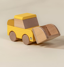 Coco Village Wooden Construction Vehicle - Bulldozer