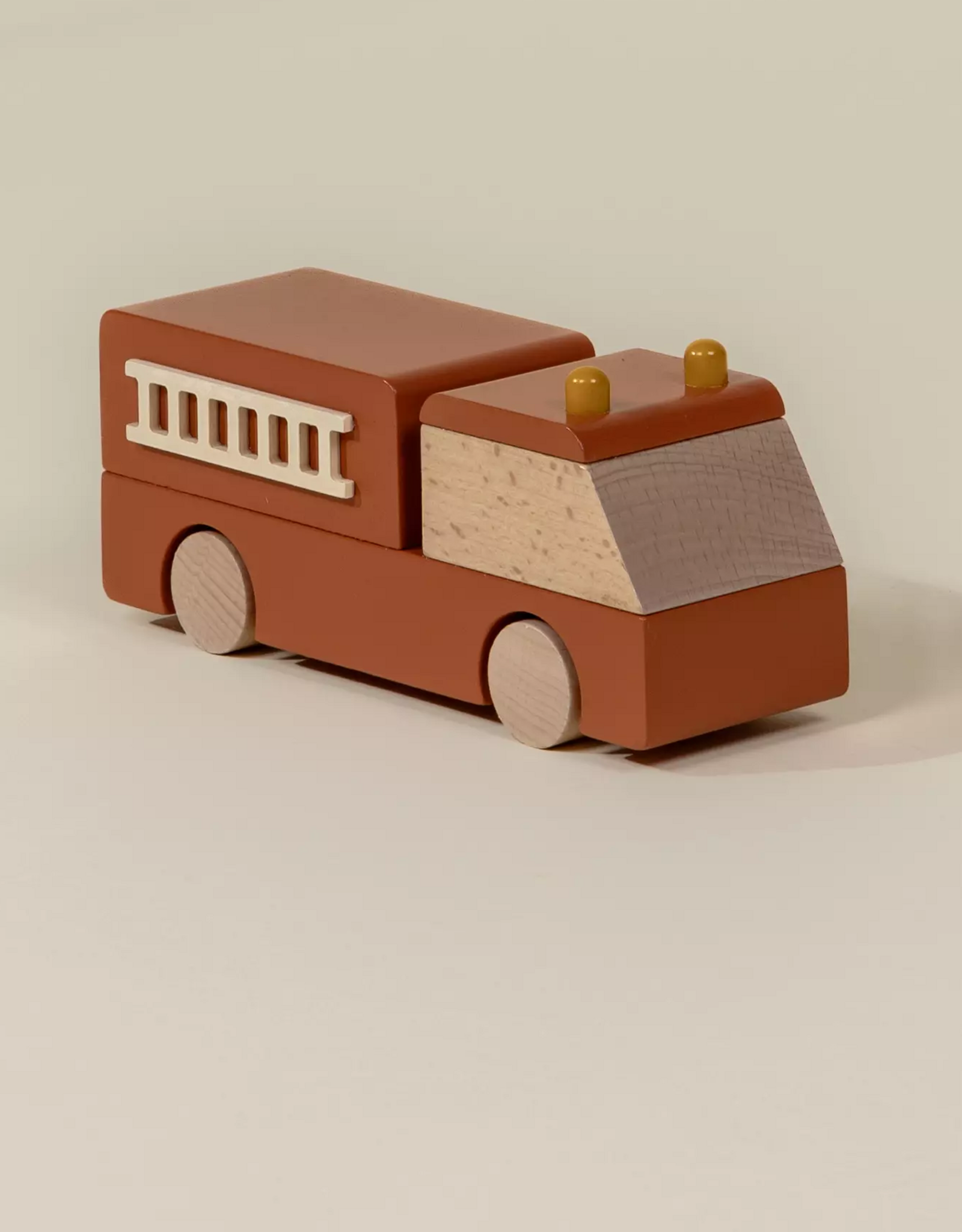 Coco Village Wooden Vehicle - Fire Truck