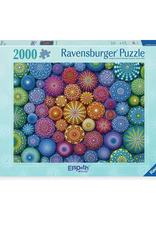 Ravensburger 2000pc Puzzle: Radiating Rainbow Mandalas