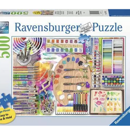 Ravensburger 500pc Puzzle: The Artist's Palette (Large Format)