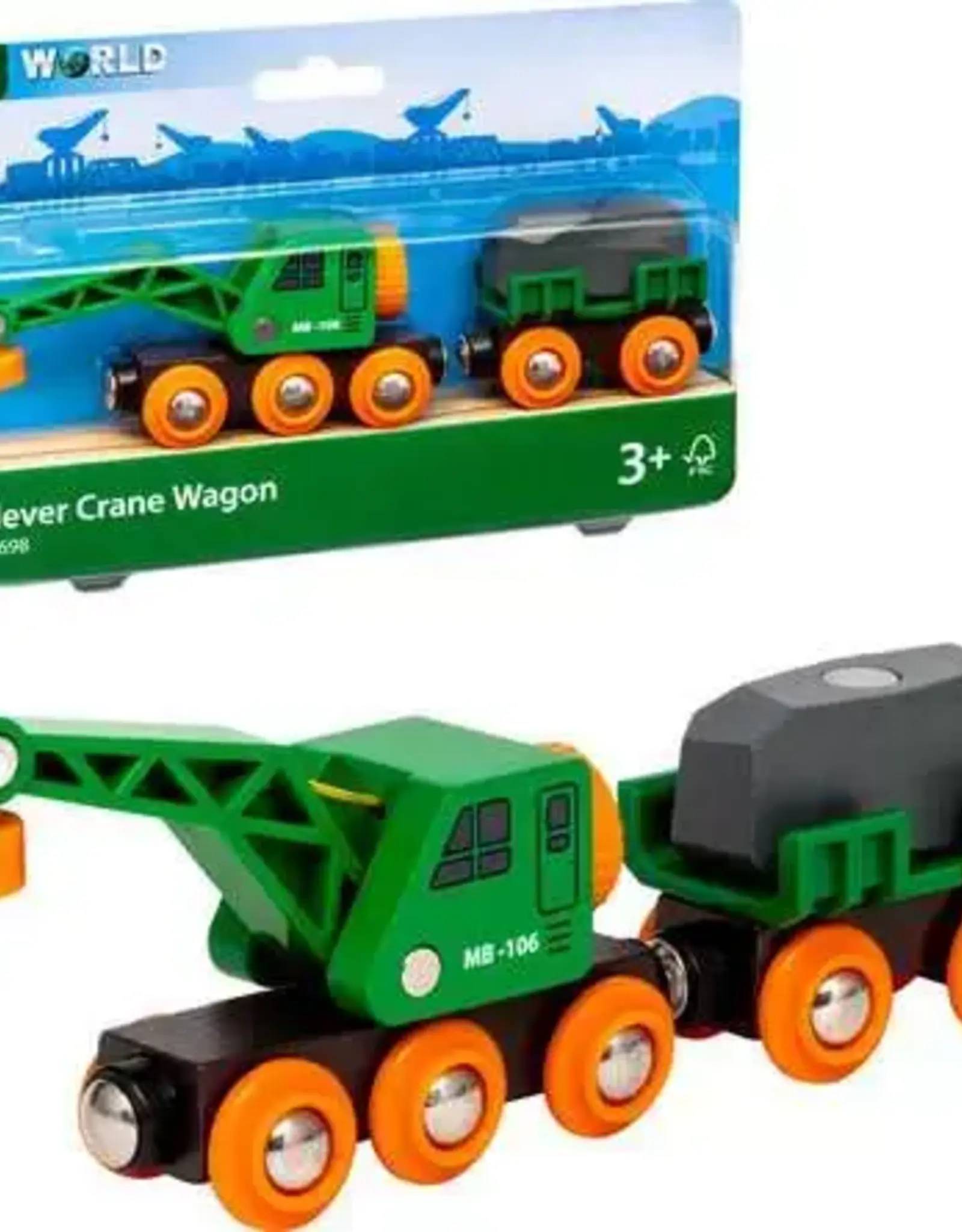 Ravensburger BRIO Clever Crane Wagon