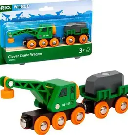 Ravensburger BRIO Clever Crane Wagon