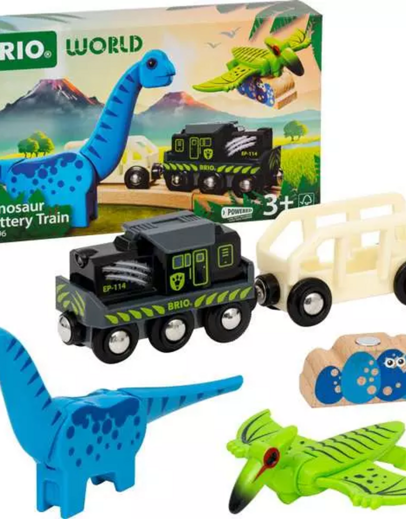 Ravensburger BRIO Dinosaur Battery Train