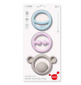 Fat Brain Toy Co Teething Rings by MOLUK  - Pastel