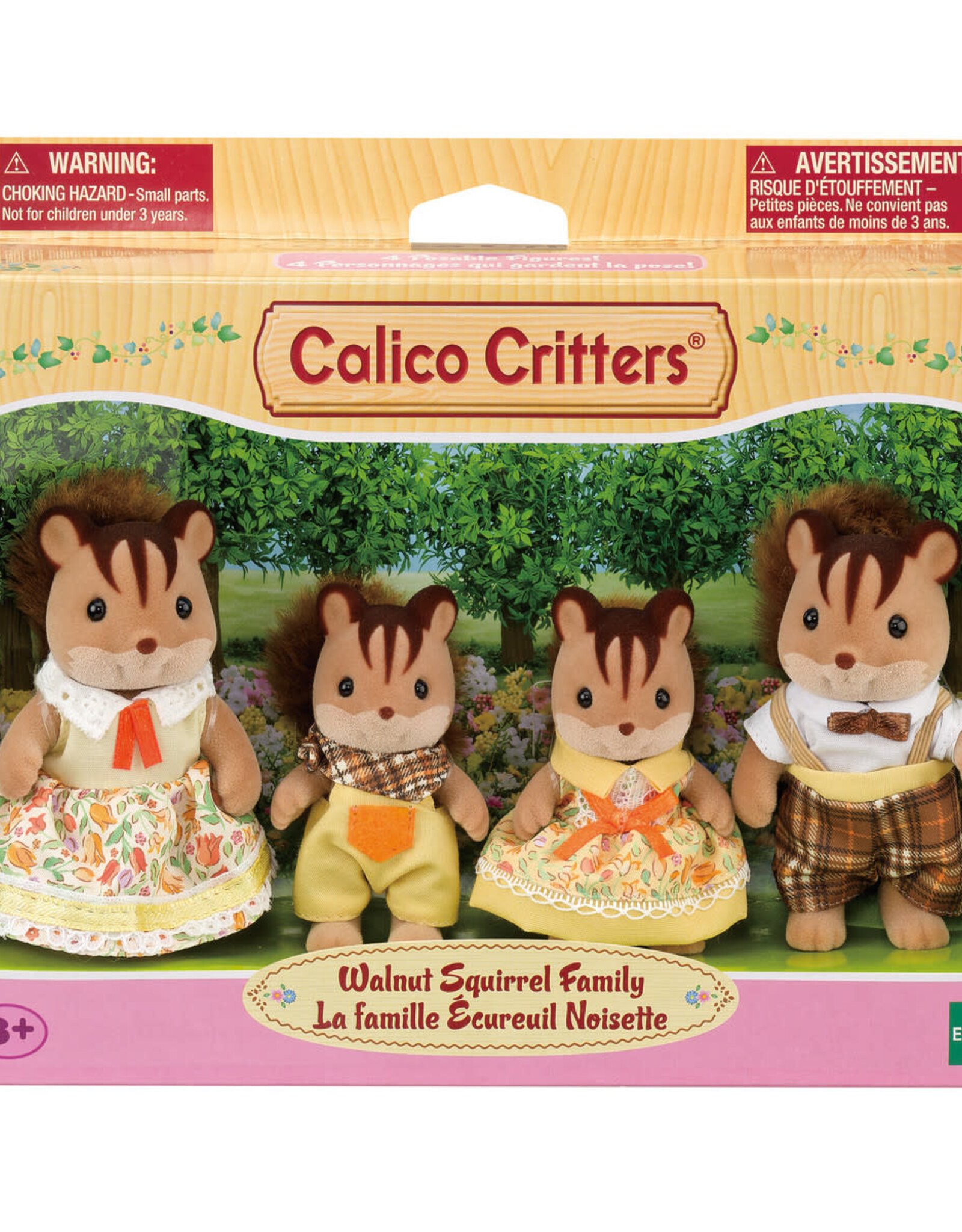 Epoch Everlasting Play Walnut Squirrel Family