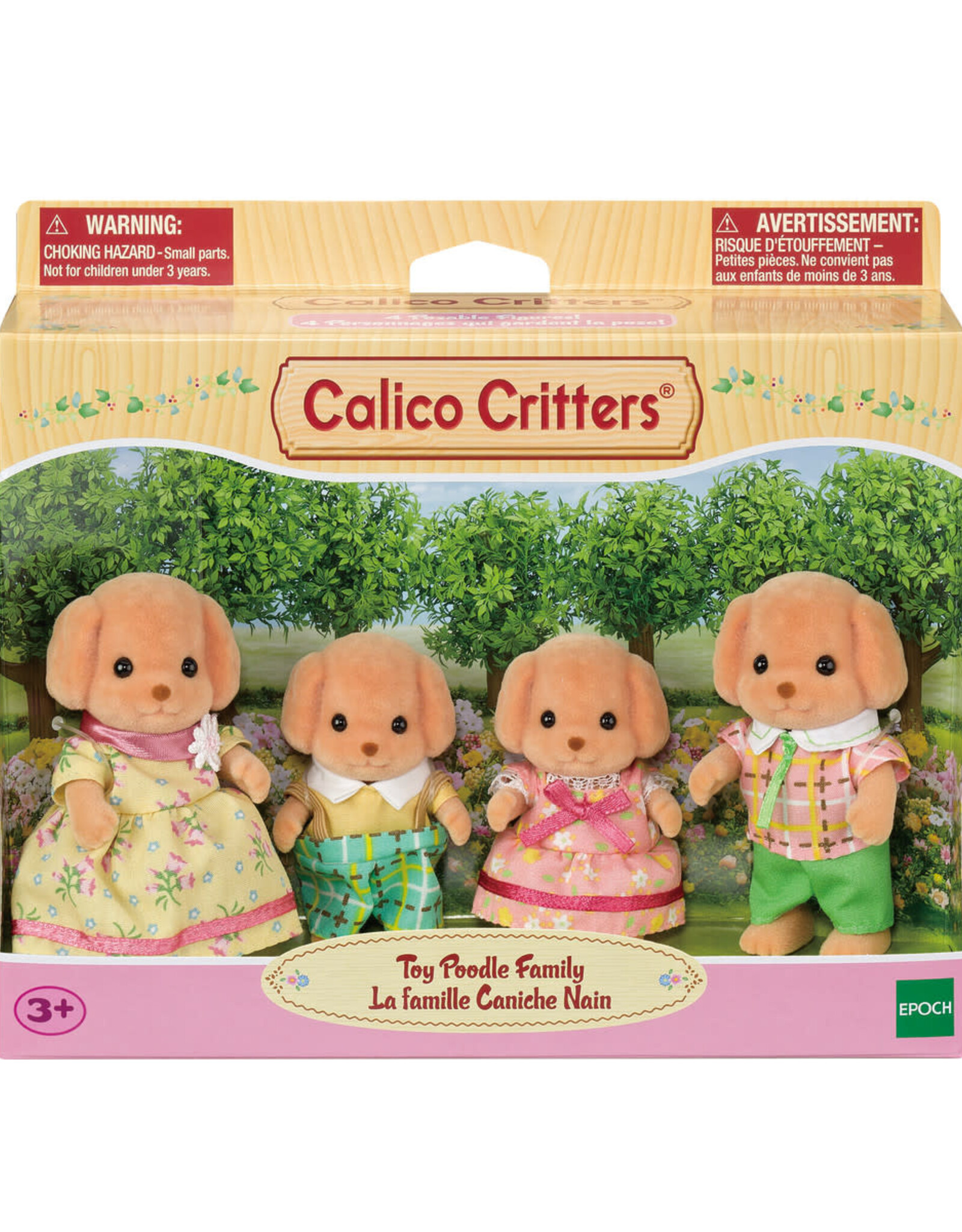 Epoch Everlasting Play Toy Poodle Family (new)
