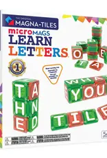 Magna-Tiles microMAGS Learn Letters