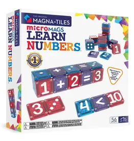 Magna-Tiles microMAGS Learn Numbers