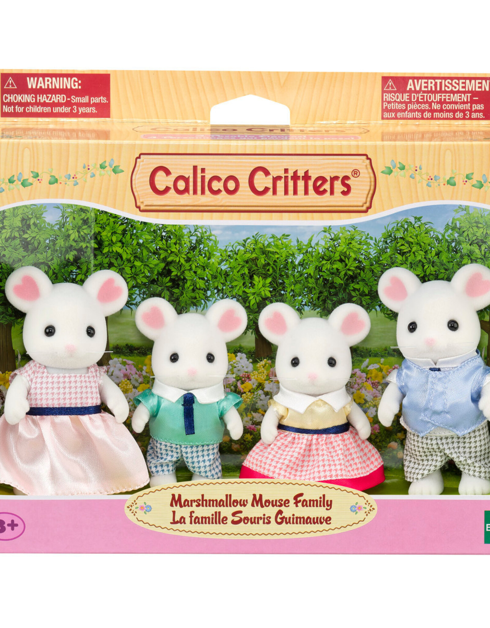 Epoch Everlasting Play Marshmallow Mouse Family (new)