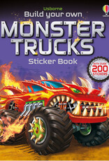Usborne Sticker Book: Build Your Own Monster Trucks