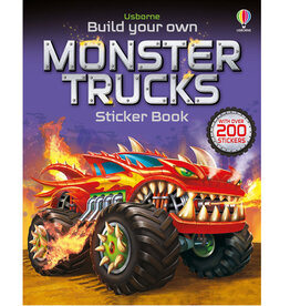 Usborne Sticker Book: Build Your Own Monster Trucks