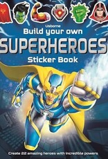 Usborne Sticker Book: Build Your Own Superheroes