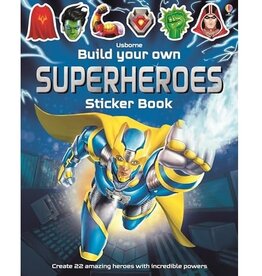 Usborne Sticker Book: Build Your Own Superheroes