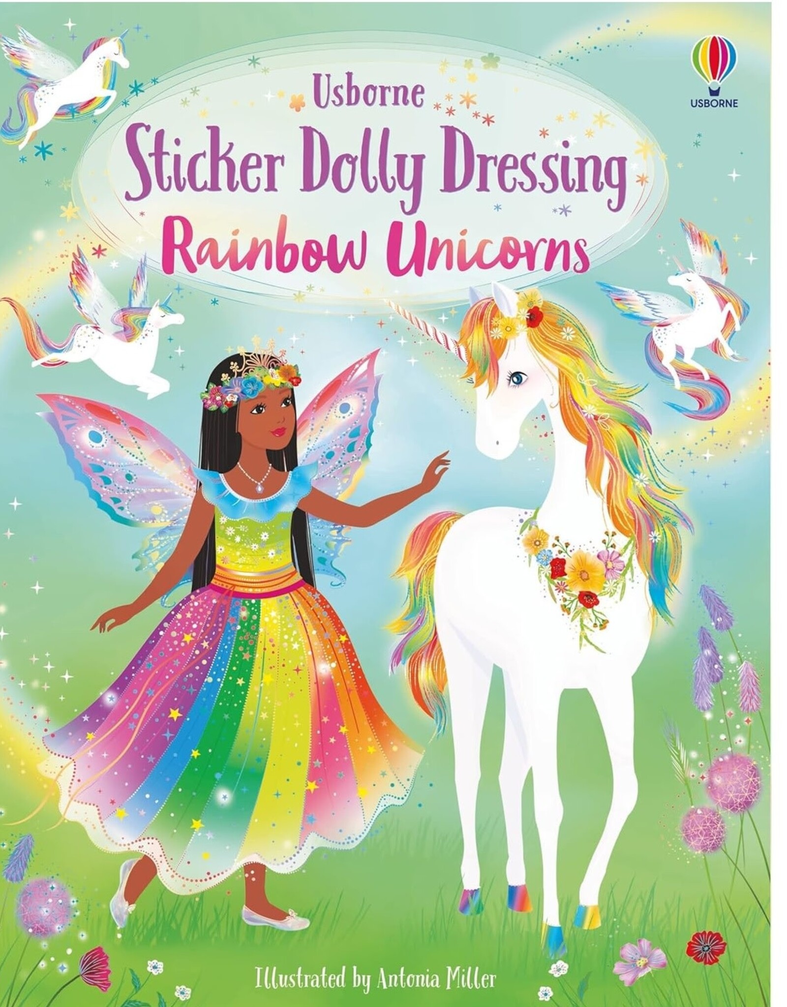 Usborne Sticker Dolly Dressing: Rainbow Unicorn