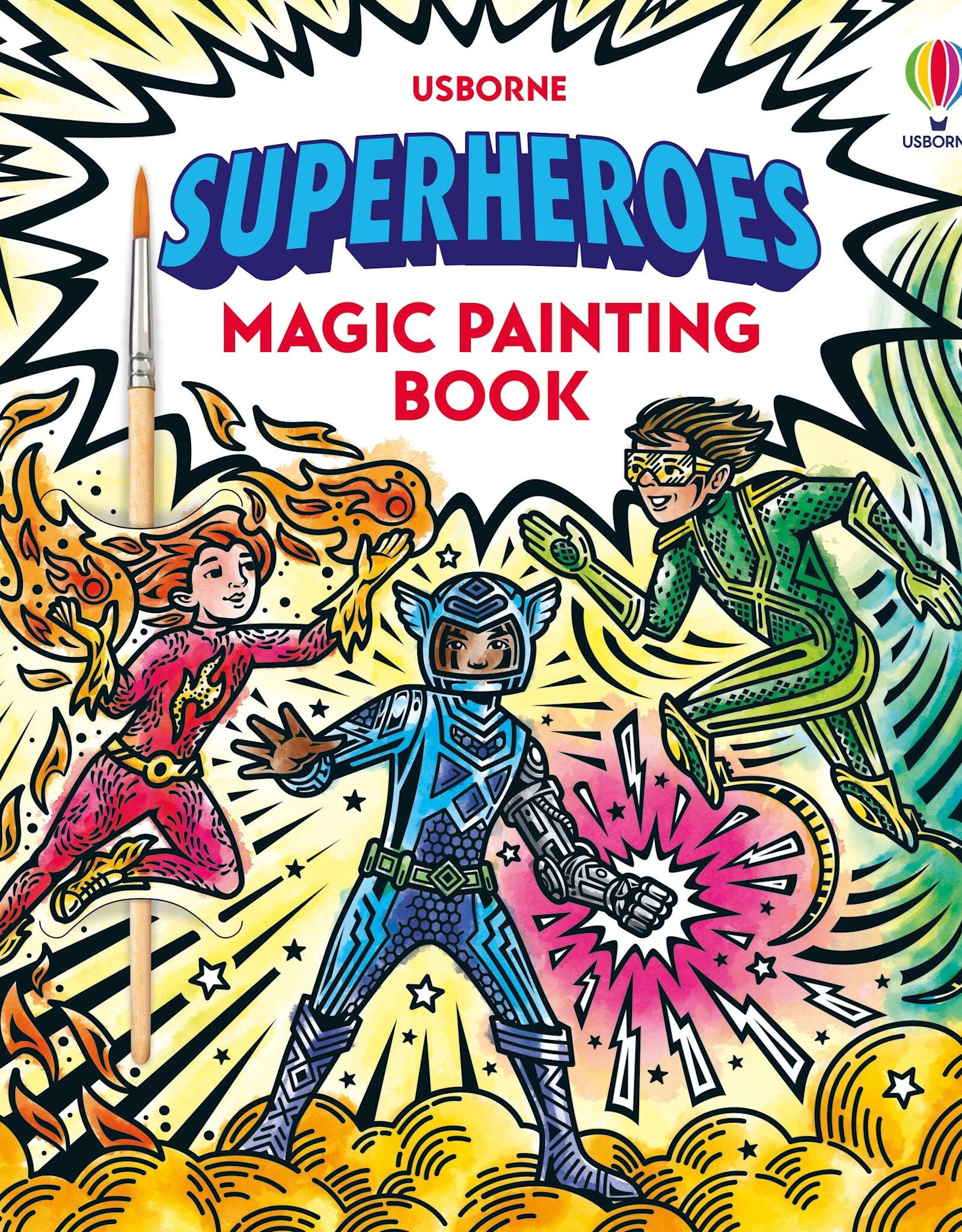 Usborne Magic Painting Superheroes