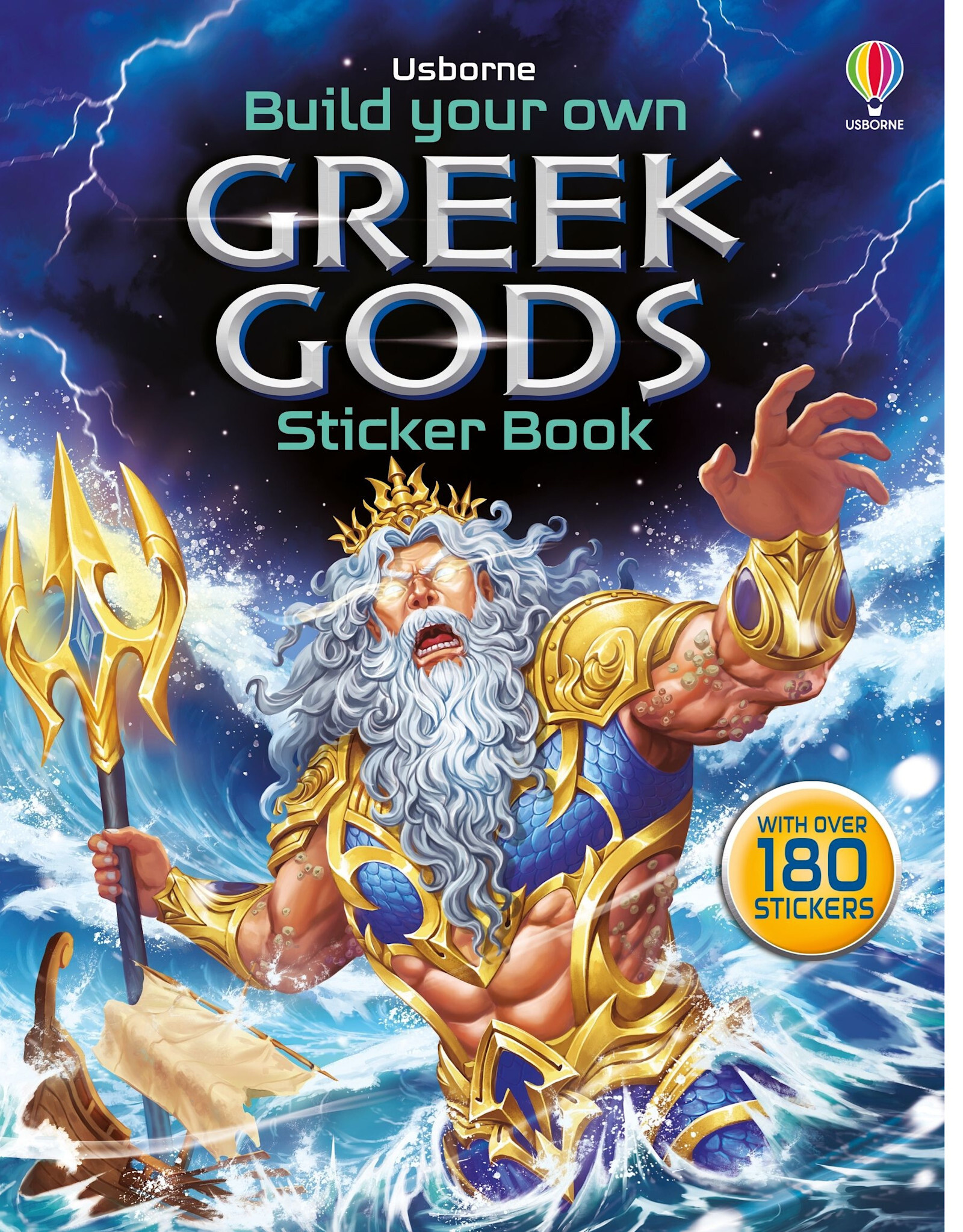 Usborne Sticker Book: Build Your Own Greek Gods