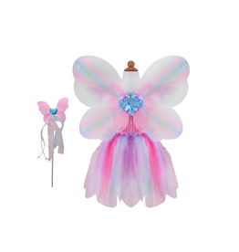 Creative Education Butterfly Dress & Wings With Wand, Pink/  Multi