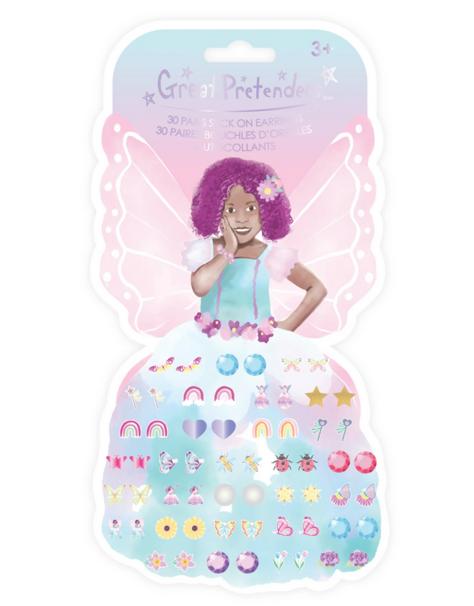 Creative Education Butterfly Fairy Azaria Sticker Earrings