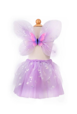 Creative Education Flutter Butterfly Skirt & Wings, Purple,  Size 4-6