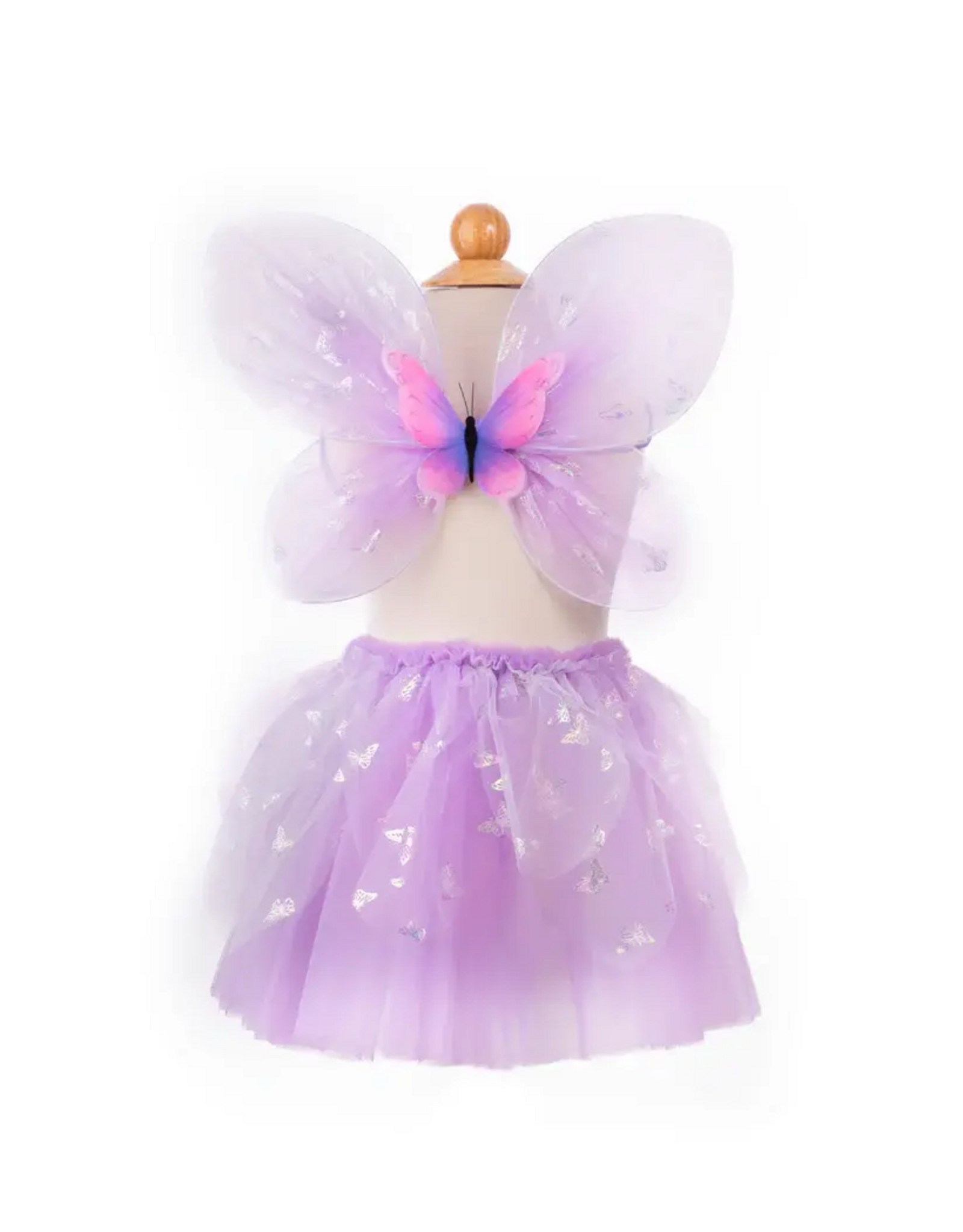 Creative Education Flutter Butterfly Skirt & Wings, Purple,  Size 4-6
