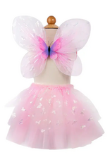 Creative Education Flutter Butterfly Skirt, & Wings, Pink,  Size 4-6