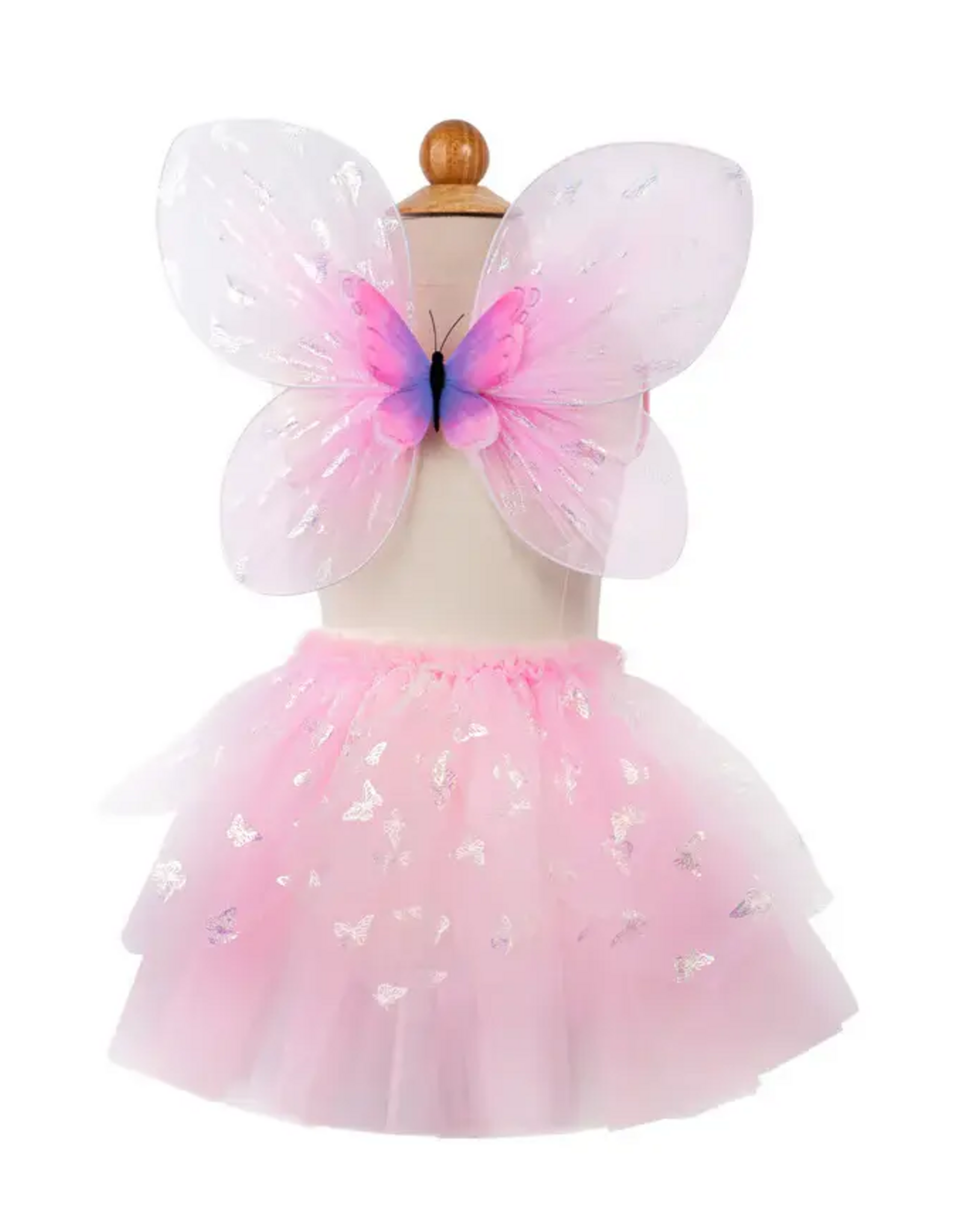 Creative Education Flutter Butterfly Skirt, & Wings, Pink,  Size 4-6