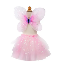 Creative Education Flutter Butterfly Skirt, & Wings, Pink,  Size 4-6