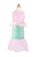 Creative Education Misty Mermaid Dress Pink/Mint, Size 3-4