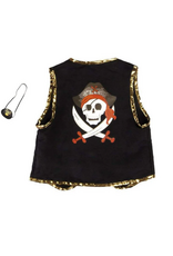 Creative Education Pirate Vest & Eye Patch, size 4-7