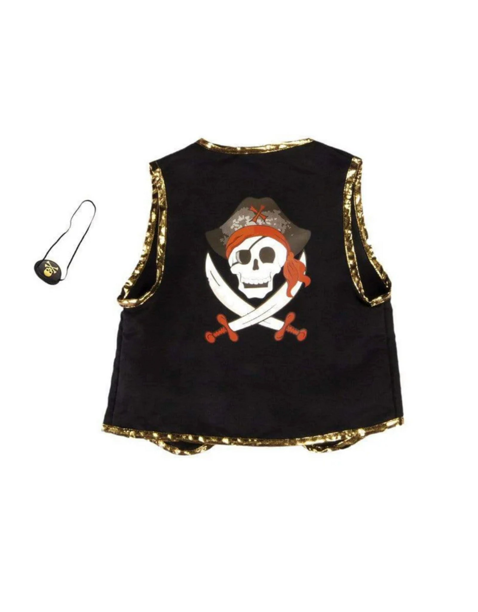 Creative Education Pirate Vest & Eye Patch, size 4-7