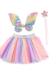 Creative Education Rainbow Sequins Skirt w/Wings & Wand,  Size 4-6