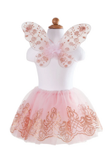 Creative Education Rose Gold Tutu & Wings Set, Size 4-6