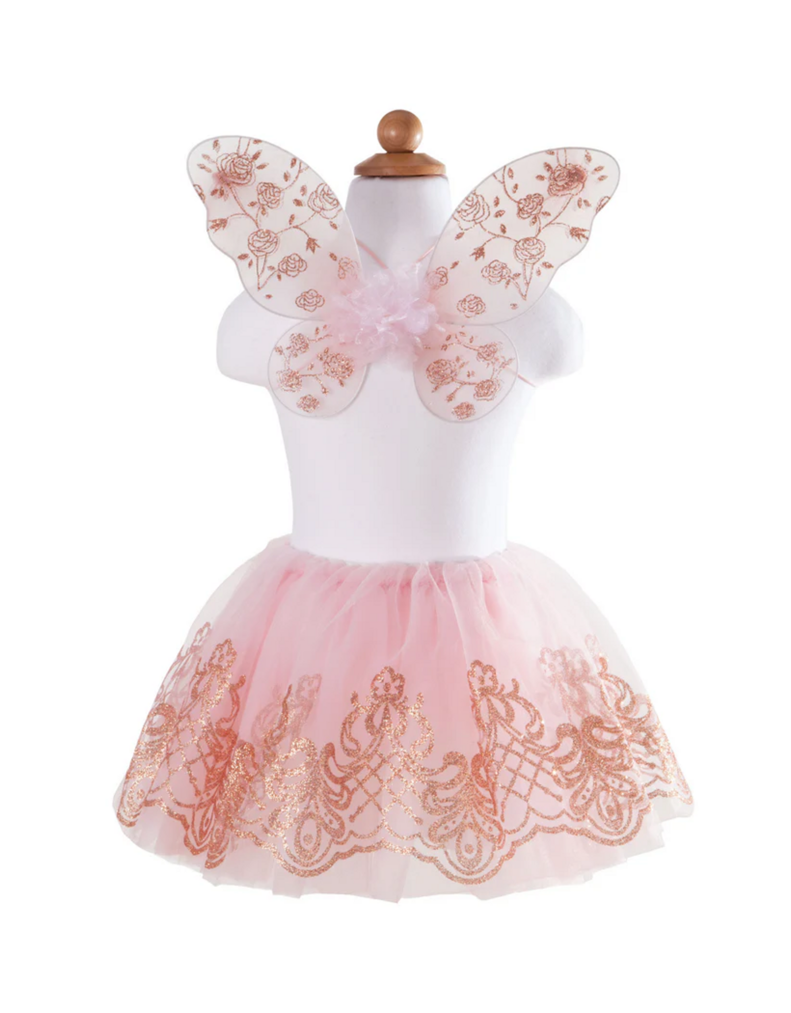 Creative Education Rose Gold Tutu & Wings Set, Size 4-6