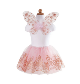 Creative Education Rose Gold Tutu & Wings Set, Size 4-6