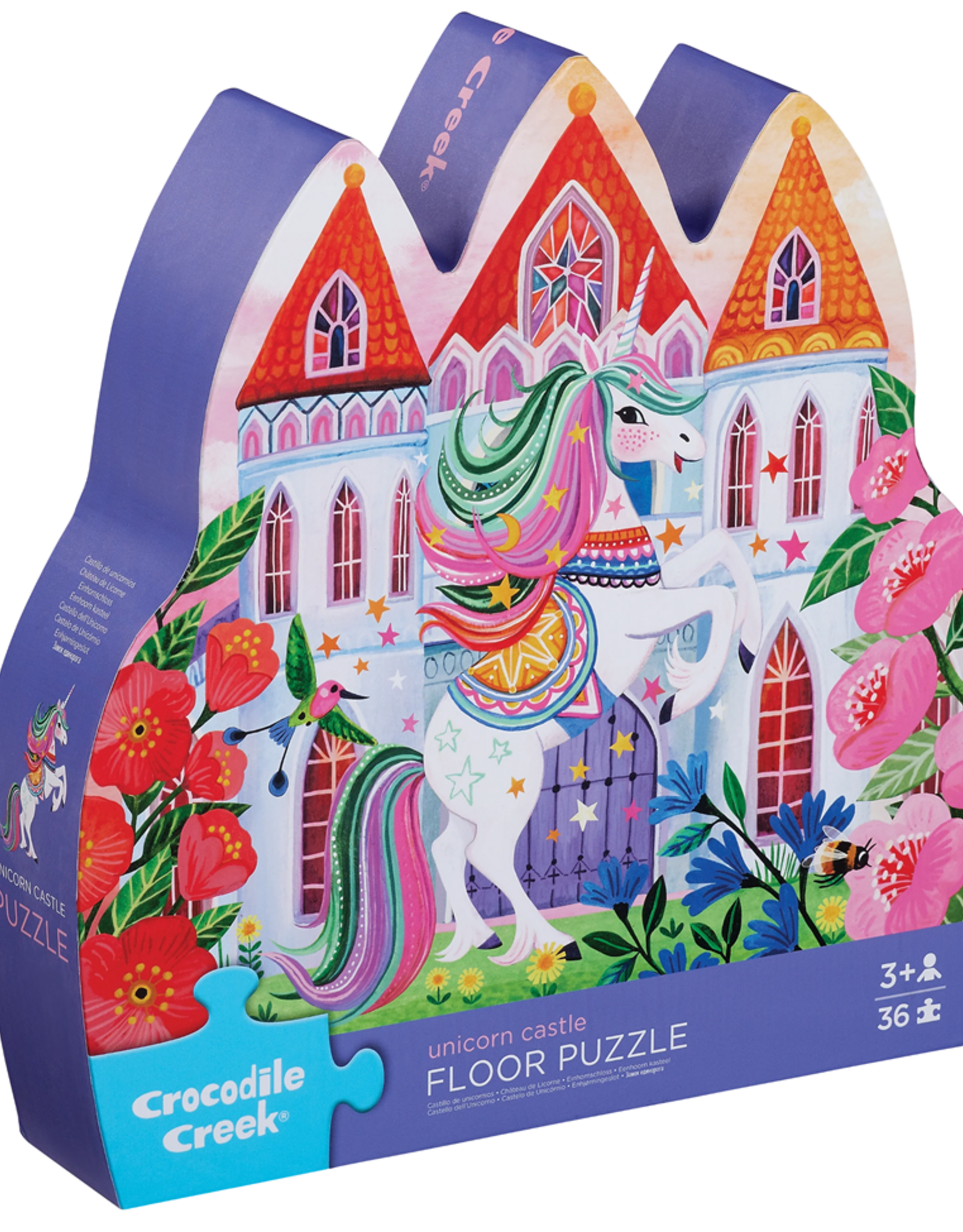 Crocodile Creek 36pc Puzzle: Unicorn Castle