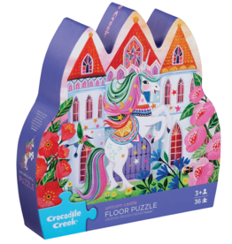 Crocodile Creek 36pc Puzzle: Unicorn Castle