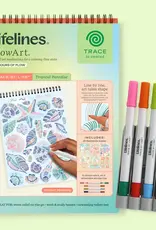 Lifelines FlowArt: Trace-By-Line: Tropical Paradise