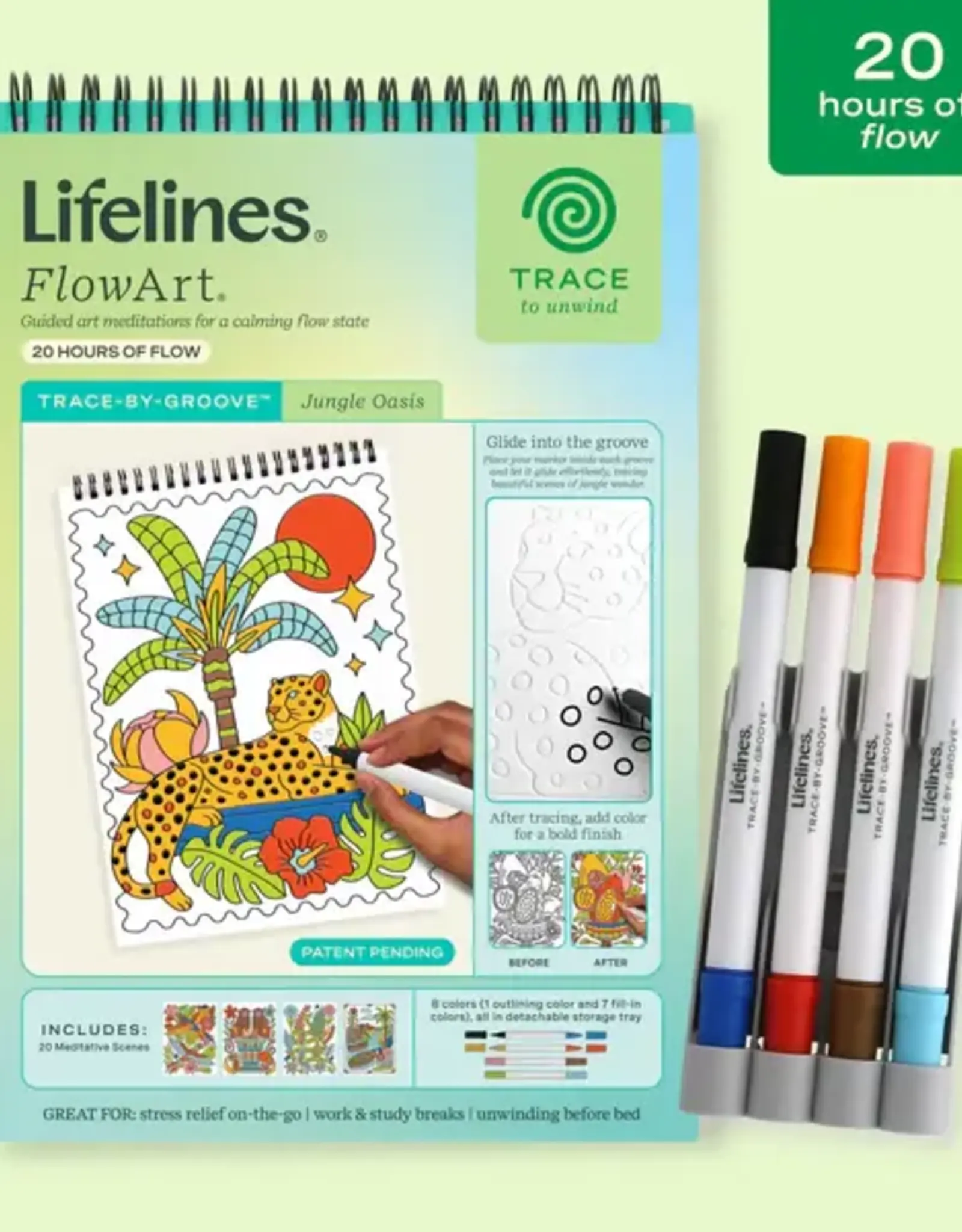 Lifelines FlowArt Trace-By-Groove: Jungle Oasis