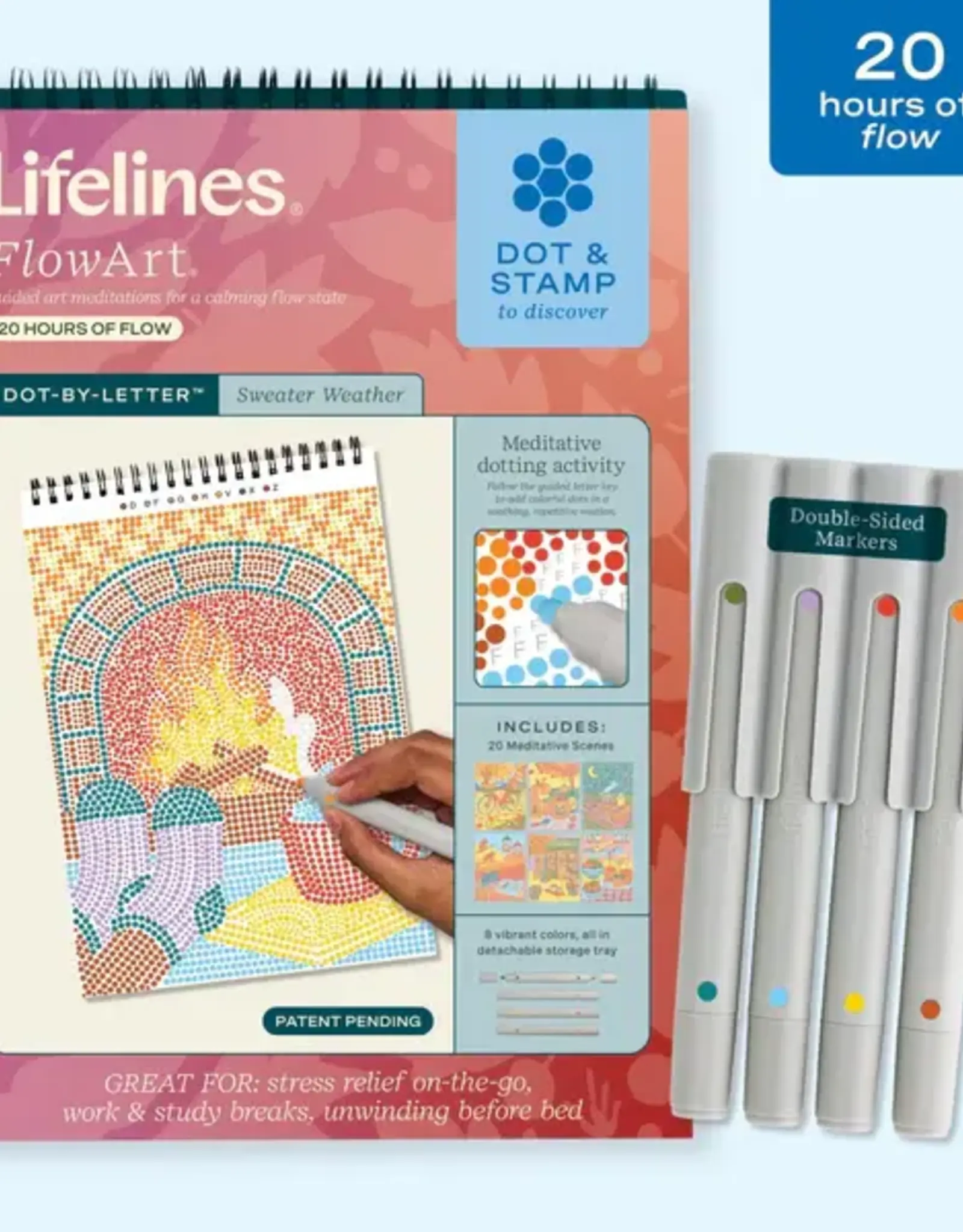 Lifelines FlowArt® Dot-By-Letter:  Sweater Weather