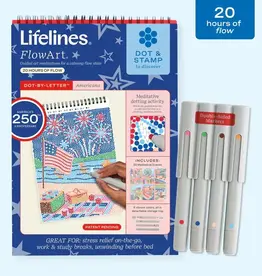 Lifelines FlowArt® Dot-By-Letter:  Americana