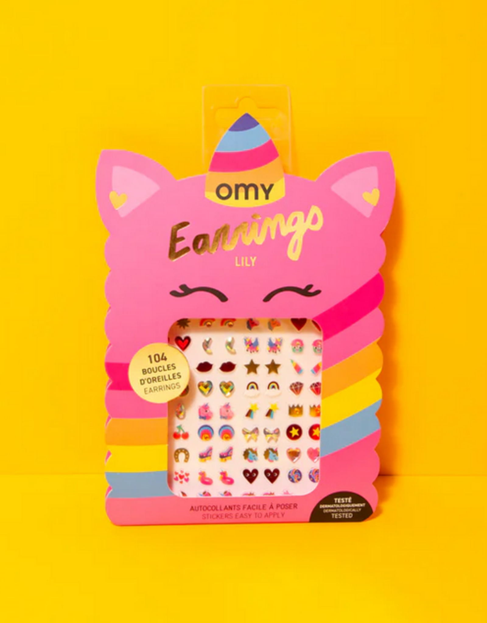 OMY Kid's Sticky Earrings: Unicorns