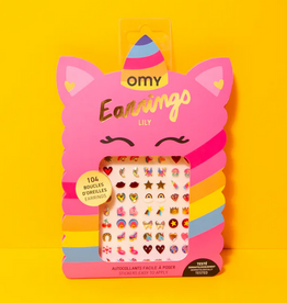 OMY Kid's Sticky Earrings: Unicorns