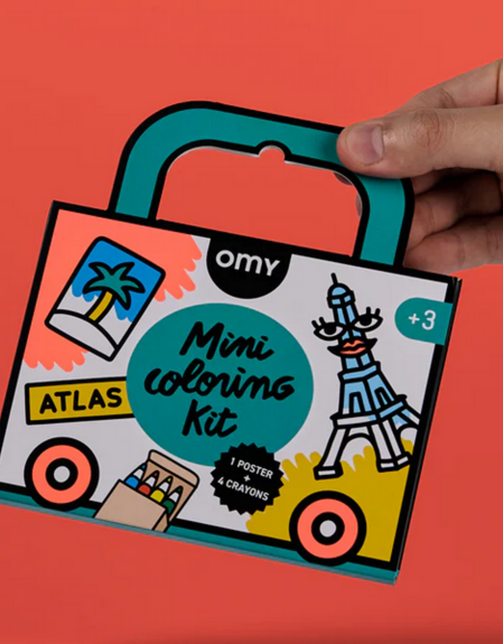OMY Mini Pocket Coloring: Atlas