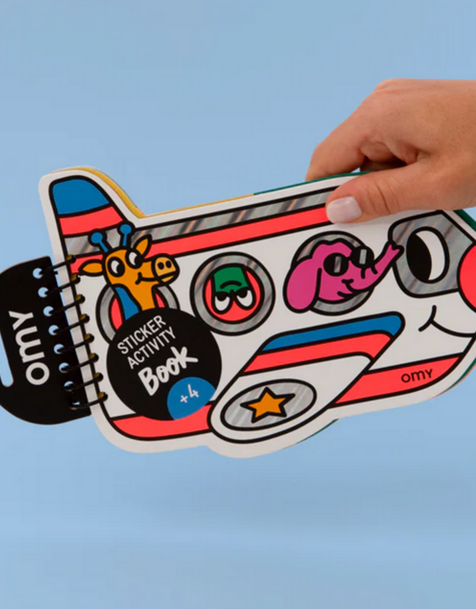 OMY Sticker Book: Plane Vroom