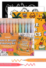 Grabie Bold & Bright Coloring Kit - Tropics Color