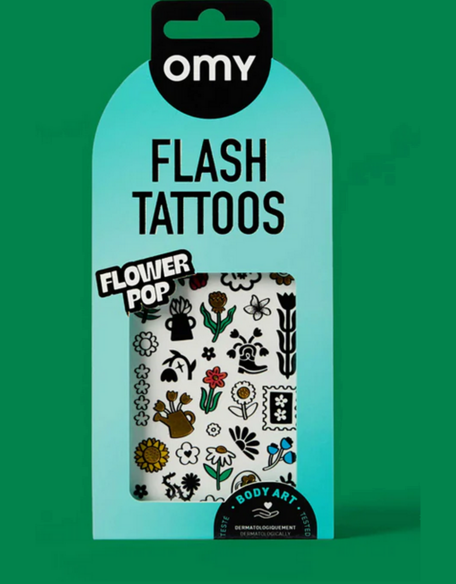 OMY Flash Tattoo: Flower Power