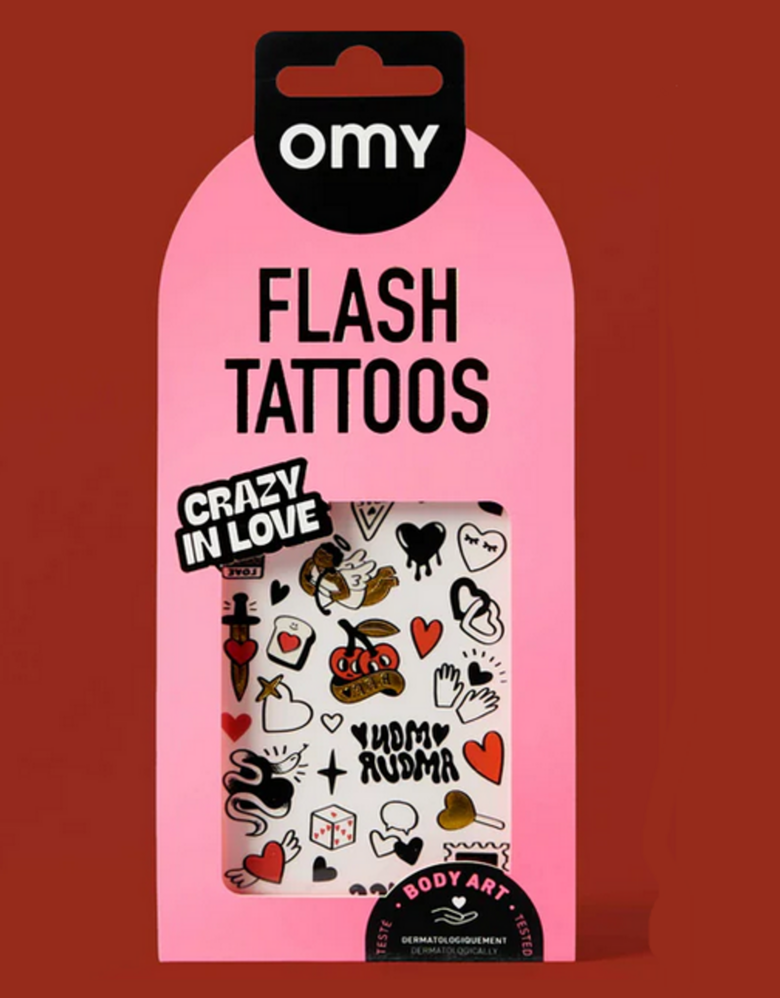 OMY Flash Tattoo: I Love You