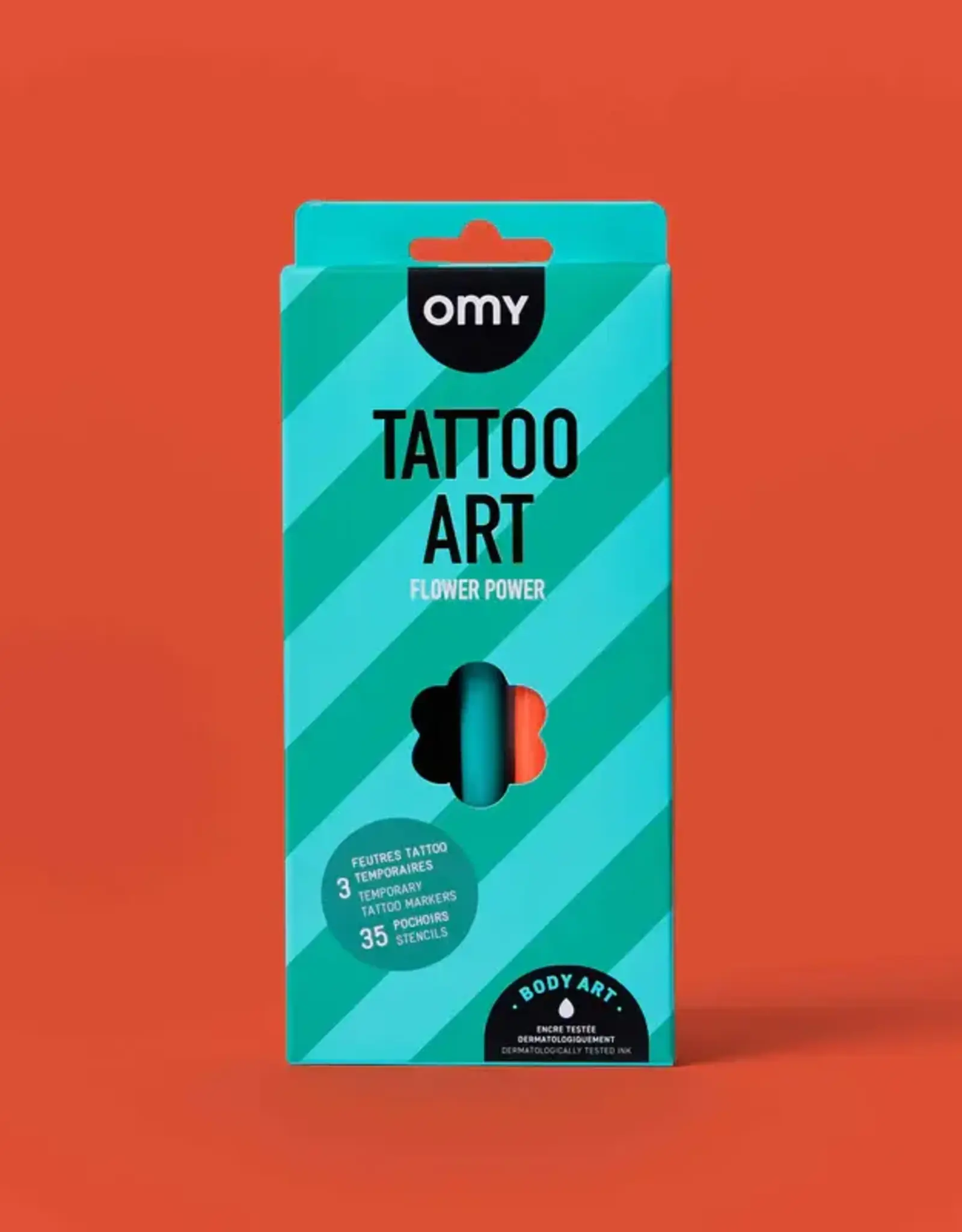 OMY TATTOO ART - FLOWER POWER